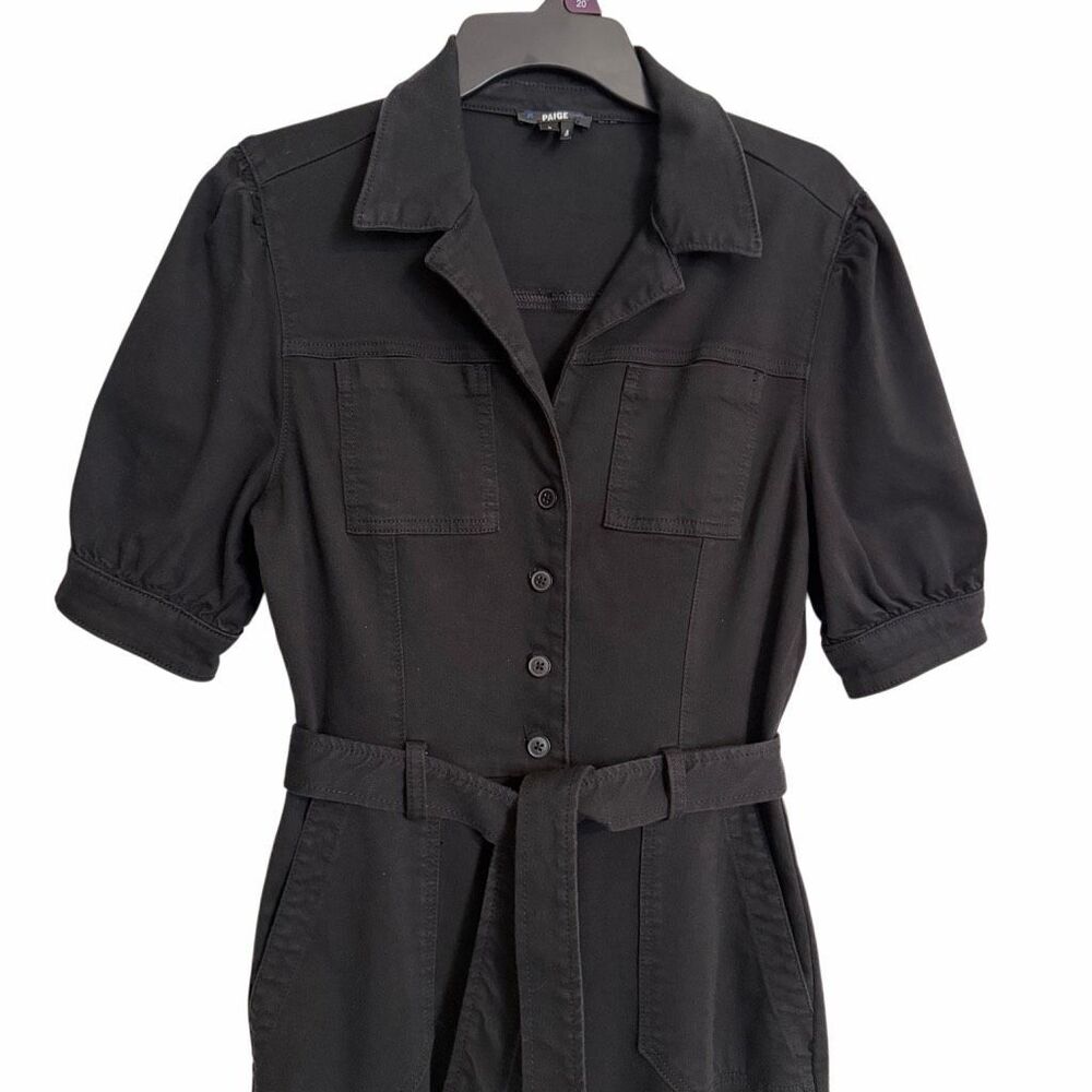 PAIGE Black Utility Jumpsuit - Picture 7 of 14